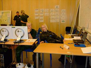 Eesti staabiassistendid Rootsis väljaõppel - IntSAC III-2008