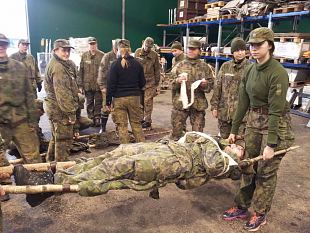 Sõdurielu tutvustav õppus Soomes